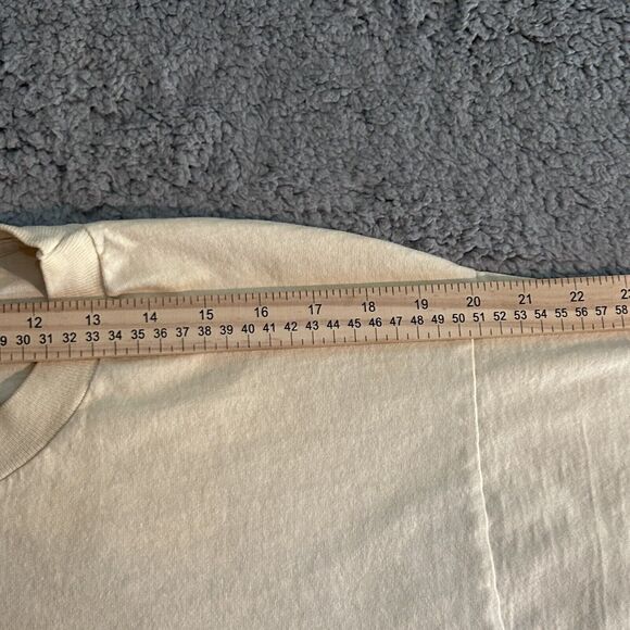 Vintage Fruit Of The Loom Myrtle Beach Mens Size XL Single Stitch Yellow - Picture 10 of 16